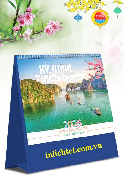 In Lịch bàn đứng Cảnh Đẹp Thế Giới