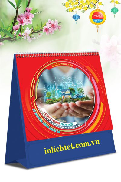 In Lịch bàn đứng Công Nghệ Số