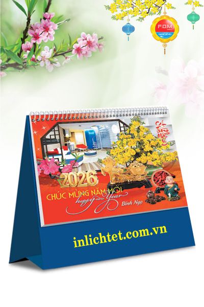 In Lịch bàn đứng Nội Thất Phong Thuỷ