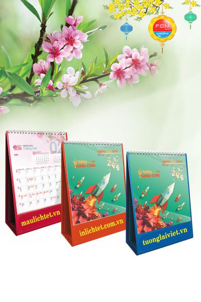 In Lịch để bàn đứng Ý Tưởng Tạo Thành Công