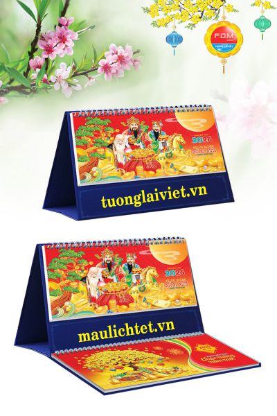 In Lịch để bàn Phúc Lộc Thọ
