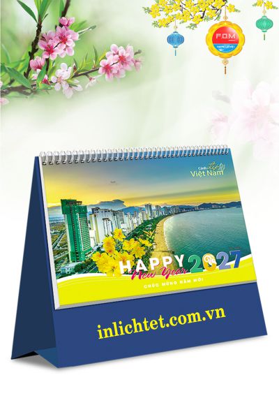 In Lịch để bàn Cảnh Đẹp Việt Nam