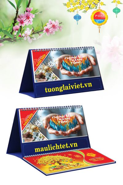 In Lịch để bàn Chung Sức Thành Công