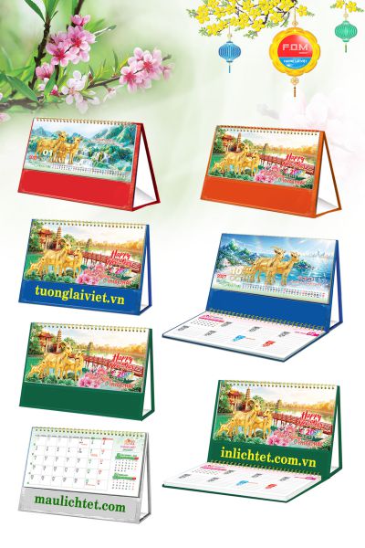 In Lịch để bàn Con Giáp Năm Nay