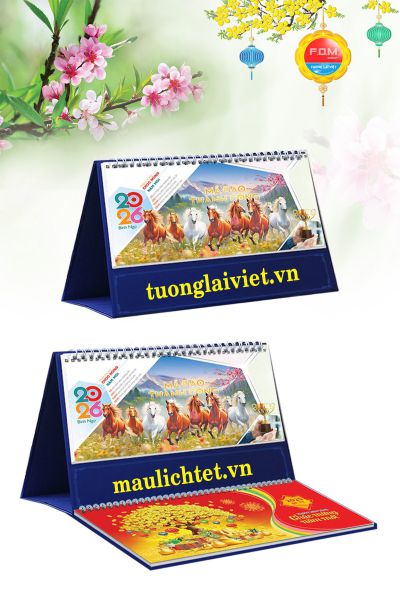 In Lịch để bàn Con Giáp Tài Lộc