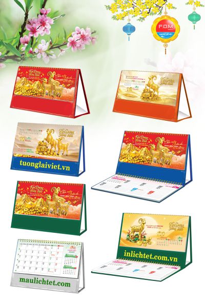 In Lịch để bàn Khai Xuân Đại Cát