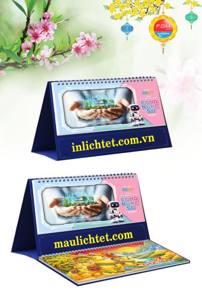In Lịch để bàn Kỷ Nguyên Công Nghệ