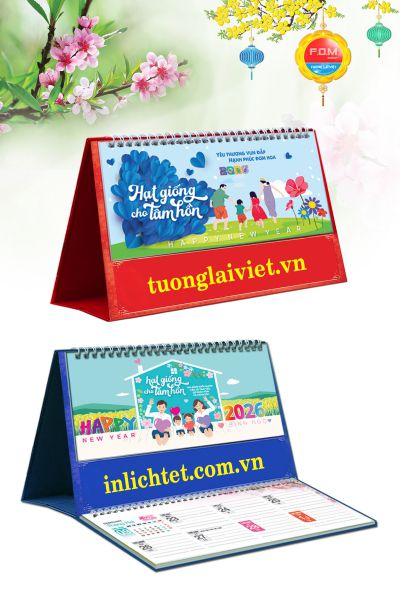 In Lịch để bàn Ký Ức Tuổi Thơ