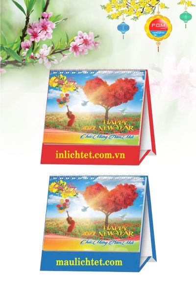 In Lịch để bàn Quà Tặng Cuộc Sống