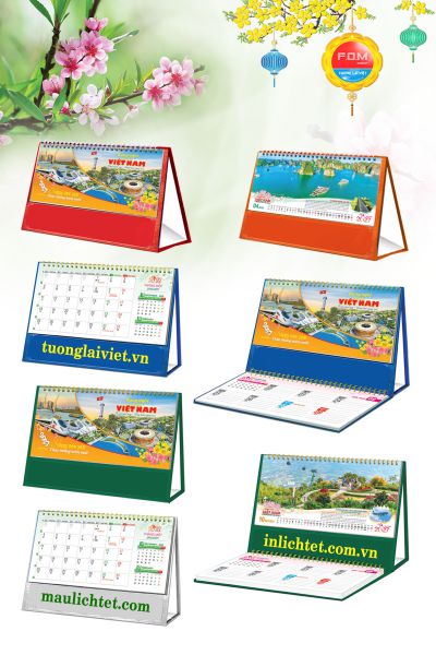 In Lịch để bàn Rạng Ngời Việt Nam