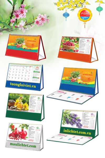 In Lịch để bàn Sức Khỏe Mỗi Ngày