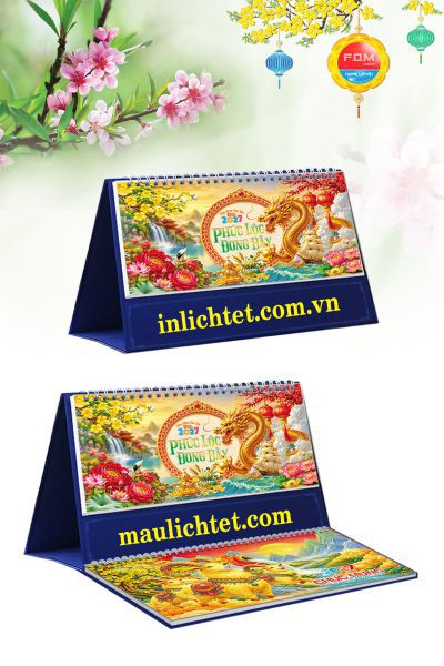 n Lịch để bàn Tết Đong Đầy
