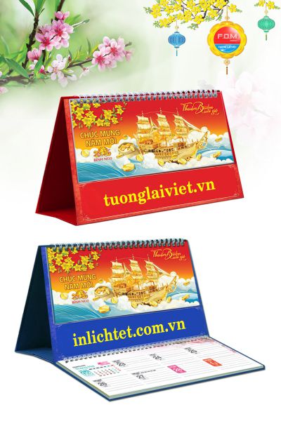 in Lịch để bàn Thuận Buồm Xuôi Gió