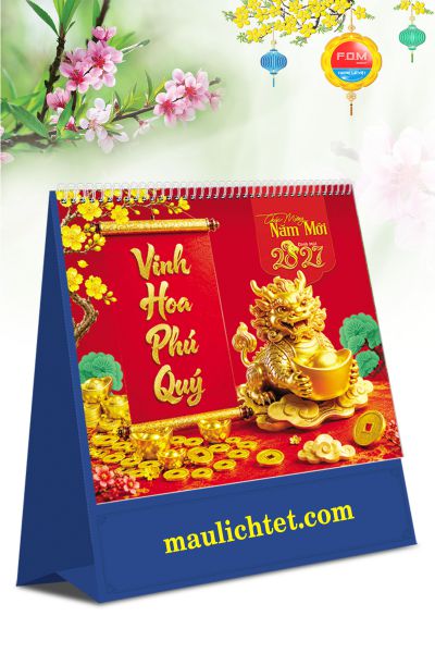 In Lịch để bàn Xuân Tài Lộc